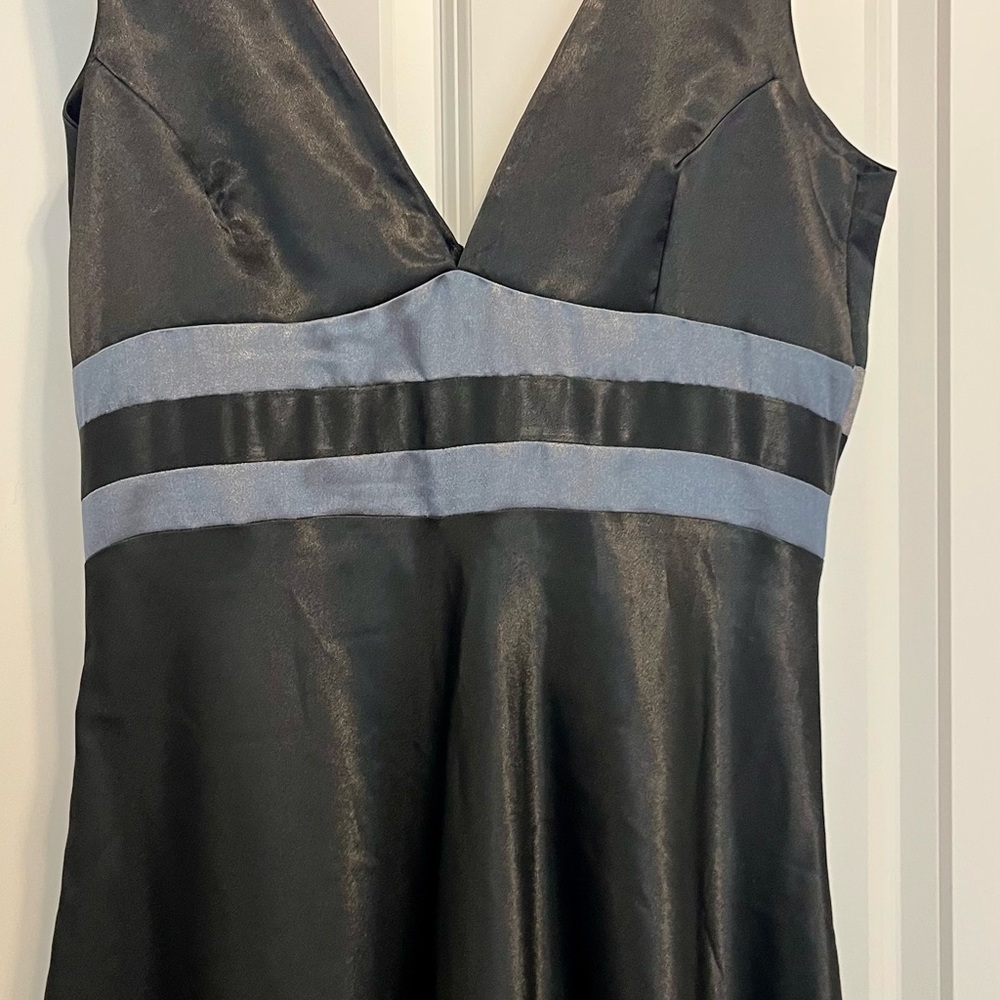 Elegant Black and Gray Dress